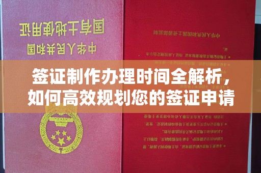 尼勒克签证制作办理时间全解析，如何高效规划您的签证申请流程
